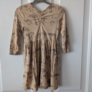 Kate Quinn Bamboo Kids Dress with Mushroom Print